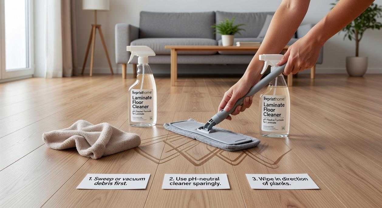 how to wash laminate flooring livpristhome