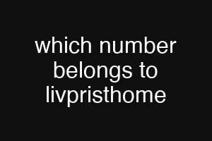 which number belongs to livpristhome